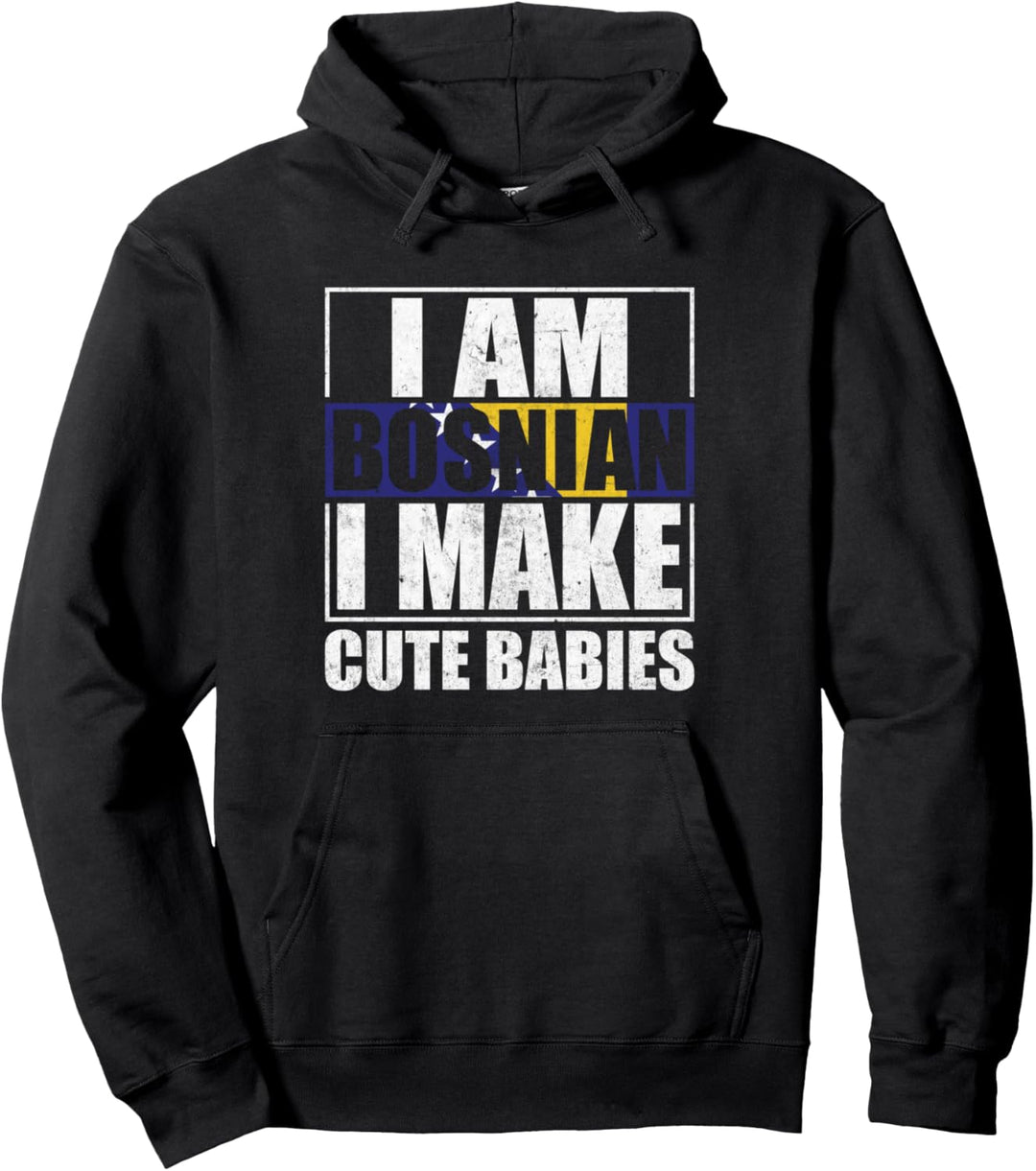 Bosnien Design Bosnier Männer & Frauen Pullover Hoodie