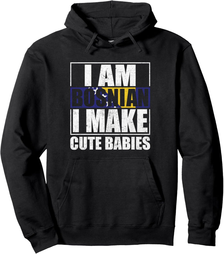 Bosnien Design Bosnier Männer & Frauen Pullover Hoodie