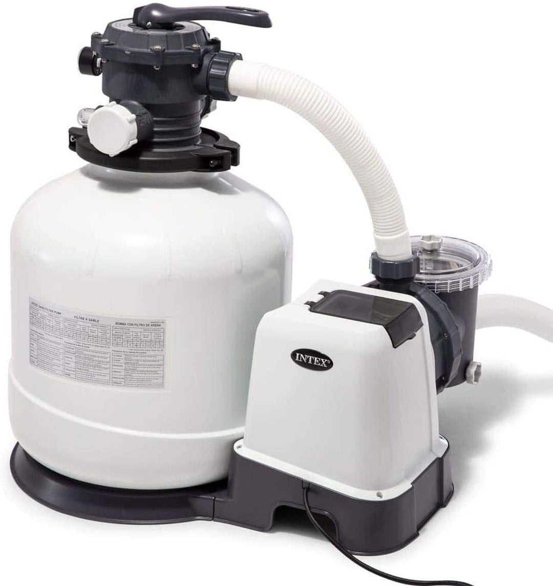 Intex 3200 GPH Sand Filter Pump W/RCD (220-240 Volt) 26652GS