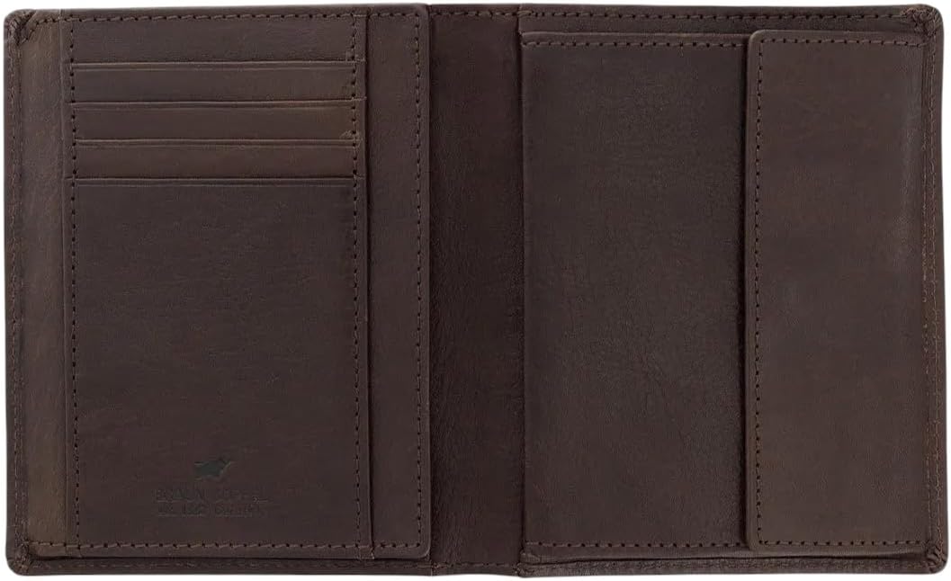 BRAUN BÜFFEL - Herren RFID Geldbörse Hochformat Arezzo - 11 Kartenfächer aus echtem Rindleder Schlic