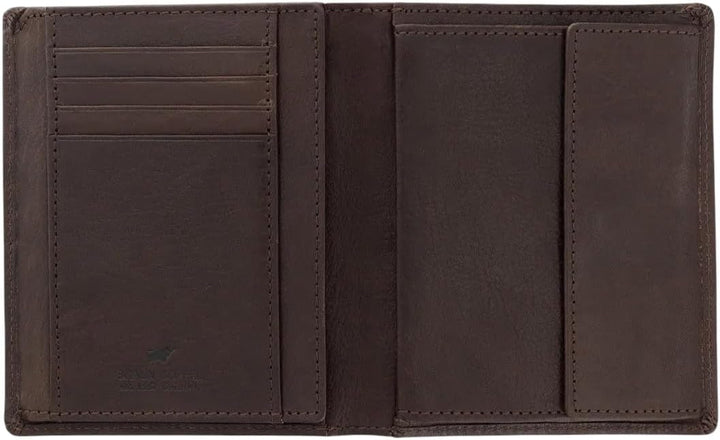 BRAUN BÜFFEL - Herren RFID Geldbörse Hochformat Arezzo - 11 Kartenfächer aus echtem Rindleder Schlic