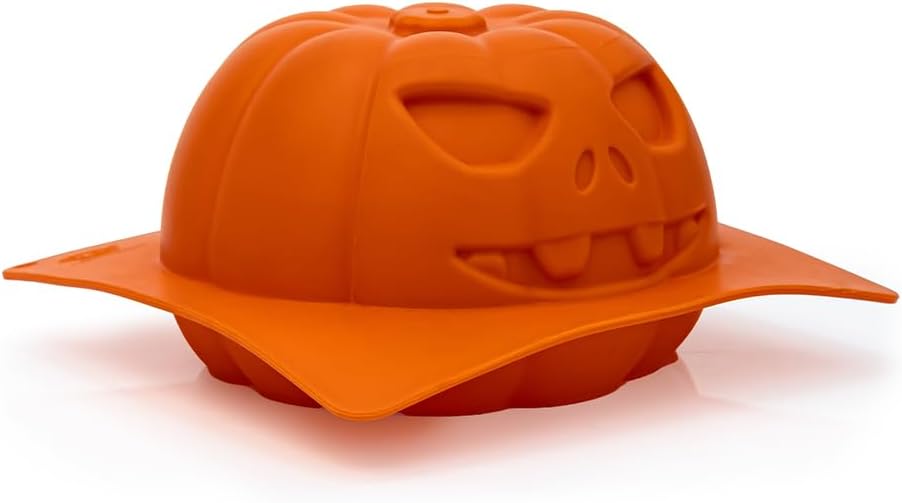 CÉCOA • 3D-Kürbiskuchenform • 100 % lebensmittelechtes Silikon • Antihaftbeschichtung • BPA-frei • P