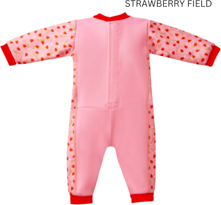 Splash About Warm In One Baby Erwärmen Wetsuit 3-6 monate Strawberry Field, 3-6 monate Strawberry Fi