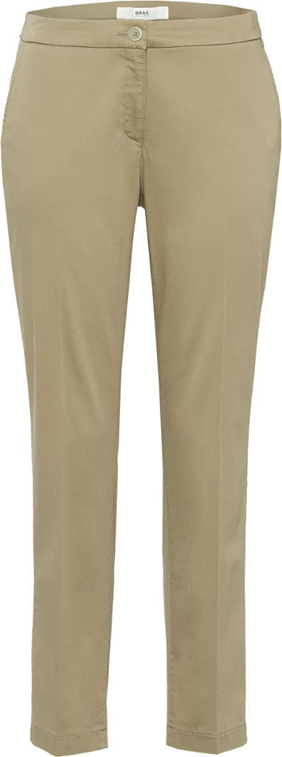 BRAX Damen Style Maron verkürzte Form sportlich-Elegante City Hose, Vintage Khaki