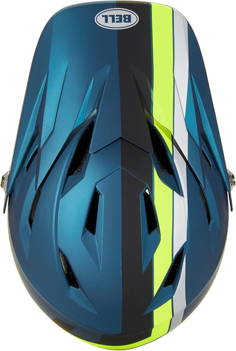 BELL Unisex -Erwachsene Sanction Fahrradhelm XS Matte Blue/Hi-Viz, XS Matte Blue/Hi-Viz