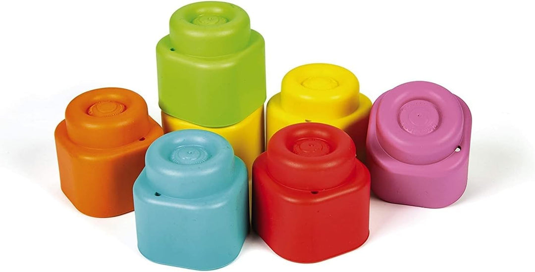 Clementoni Soft Clemmy Bausteine im Beutel (48 Stück) - Weiche Bausteine für Babys & Kleinkinder ab