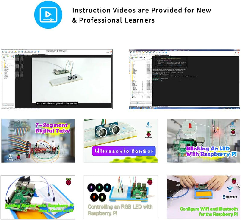 Adeept Ultimate Starter Kit für Raspberry Pi