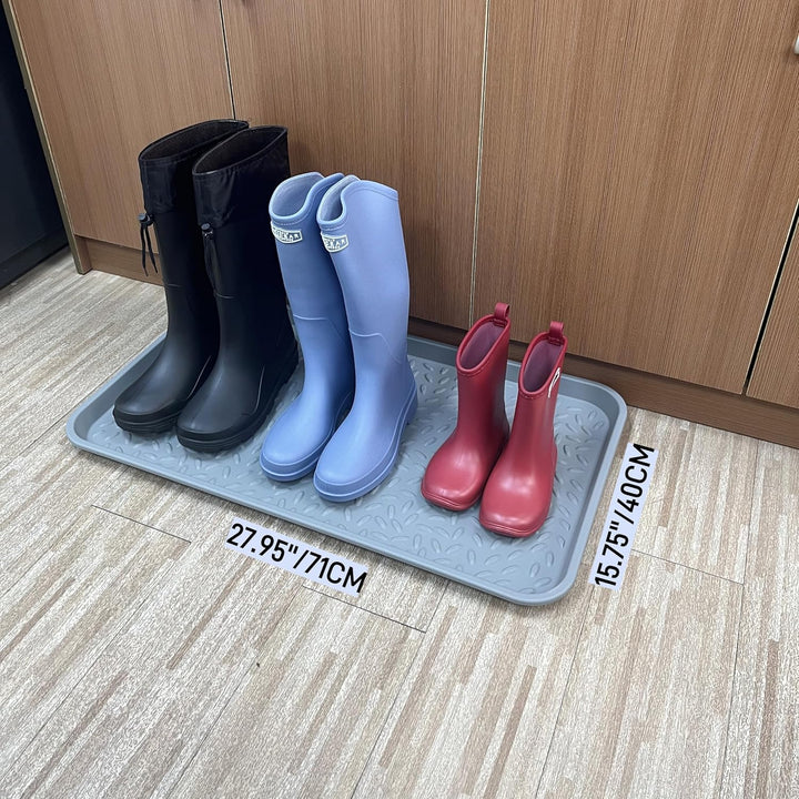 Schuhwanne - Grosse Schuhabtropfschale für Schuhregal Outdoor, Auffangwanne aus Kunststoff, Abtropfs
