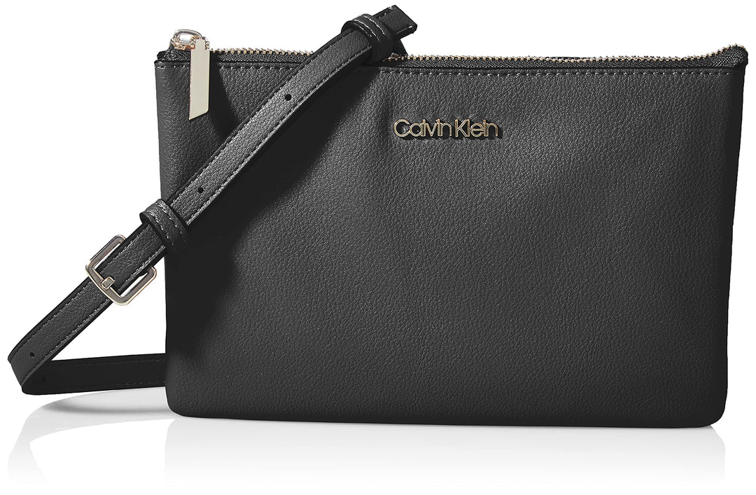 Calvin Klein Damen Umhängetasche Ck Must Ew Xbody Klein Ck Black, Ck Black