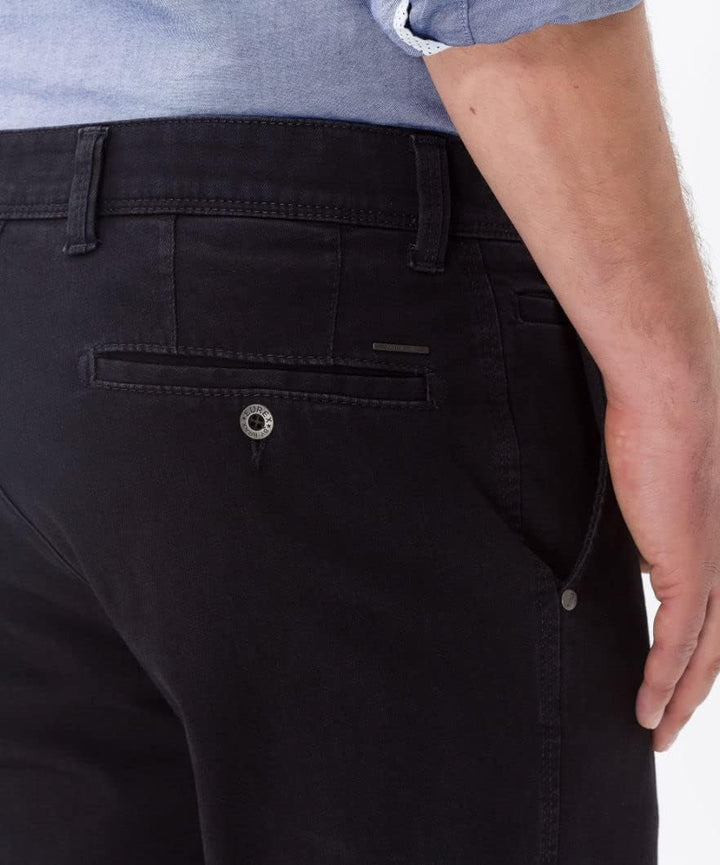 EUREX by Brax Style Jim 316 Herren Flatfronthose Modern Fit 31U Schwarz, 31U Schwarz