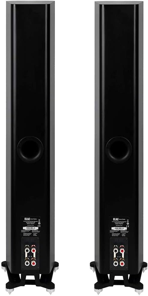 ELAC Standlautsprecher FS 247.4 Carina Schwarz -Paar-