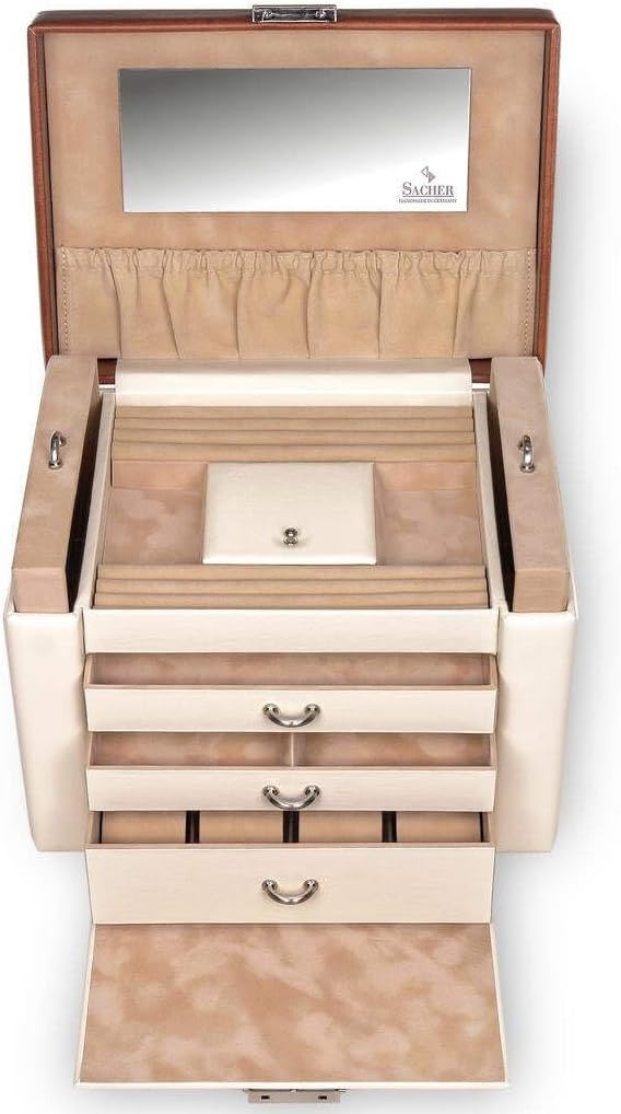 SACHER Schmuckkasten Maxima travel/cream, Cream