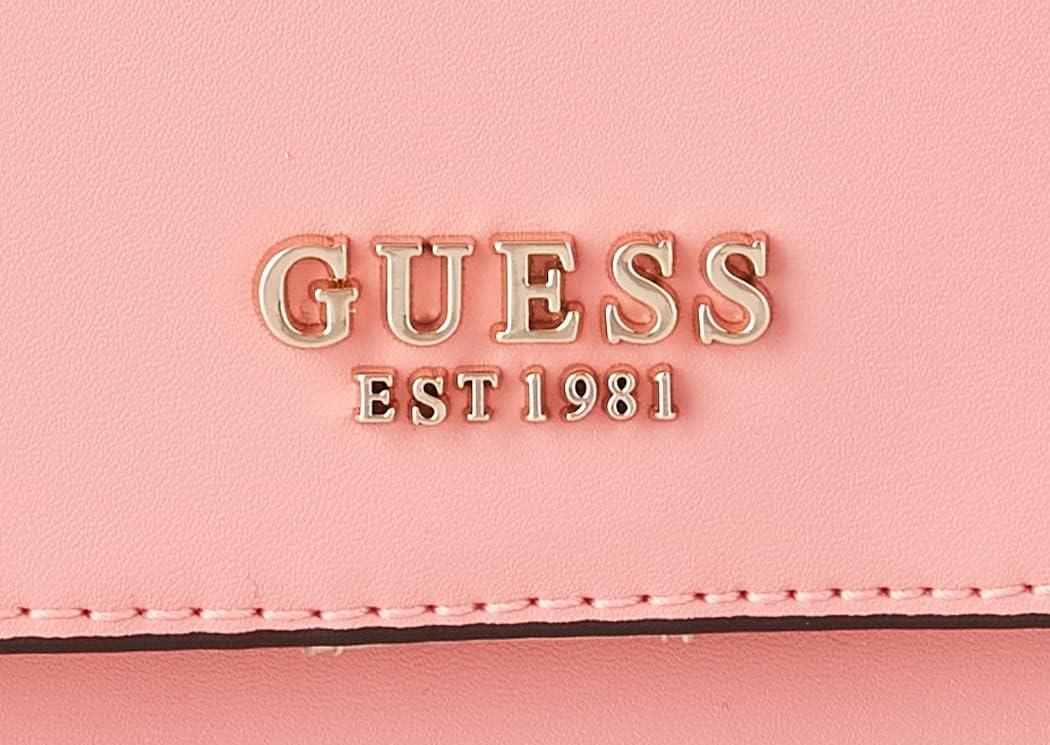 GUESS Damen Noelle Xbody Flap Organizer Bag Rosa, Rosa
