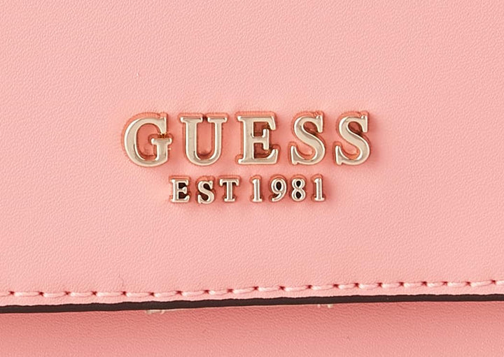 GUESS Damen Noelle Xbody Flap Organizer Bag Rosa, Rosa