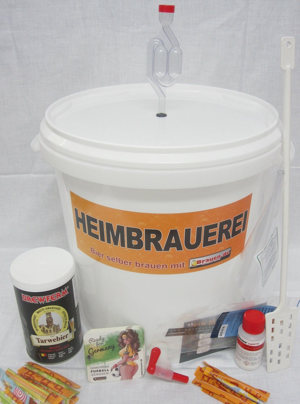 Bierbrauset Weizen – Weizenbier selber brauen (15 Liter) –Ideal für Brauset Anfänger oder als Bier G