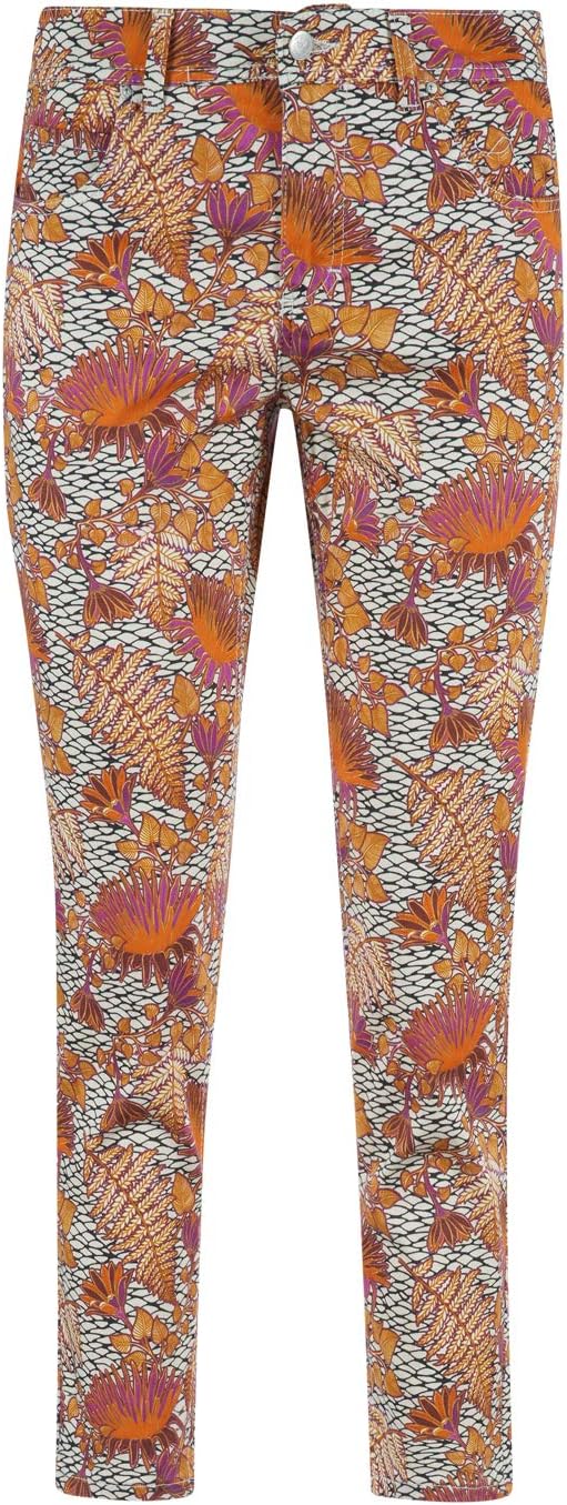 Angels Hose 'Ornella' mit All-Over-Muster braun (7279 Safari) 38