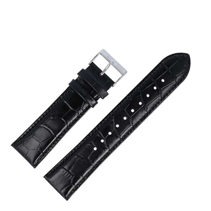 Hugo Boss Uhrenarmband 22mm Leder Schwarz - 659302561