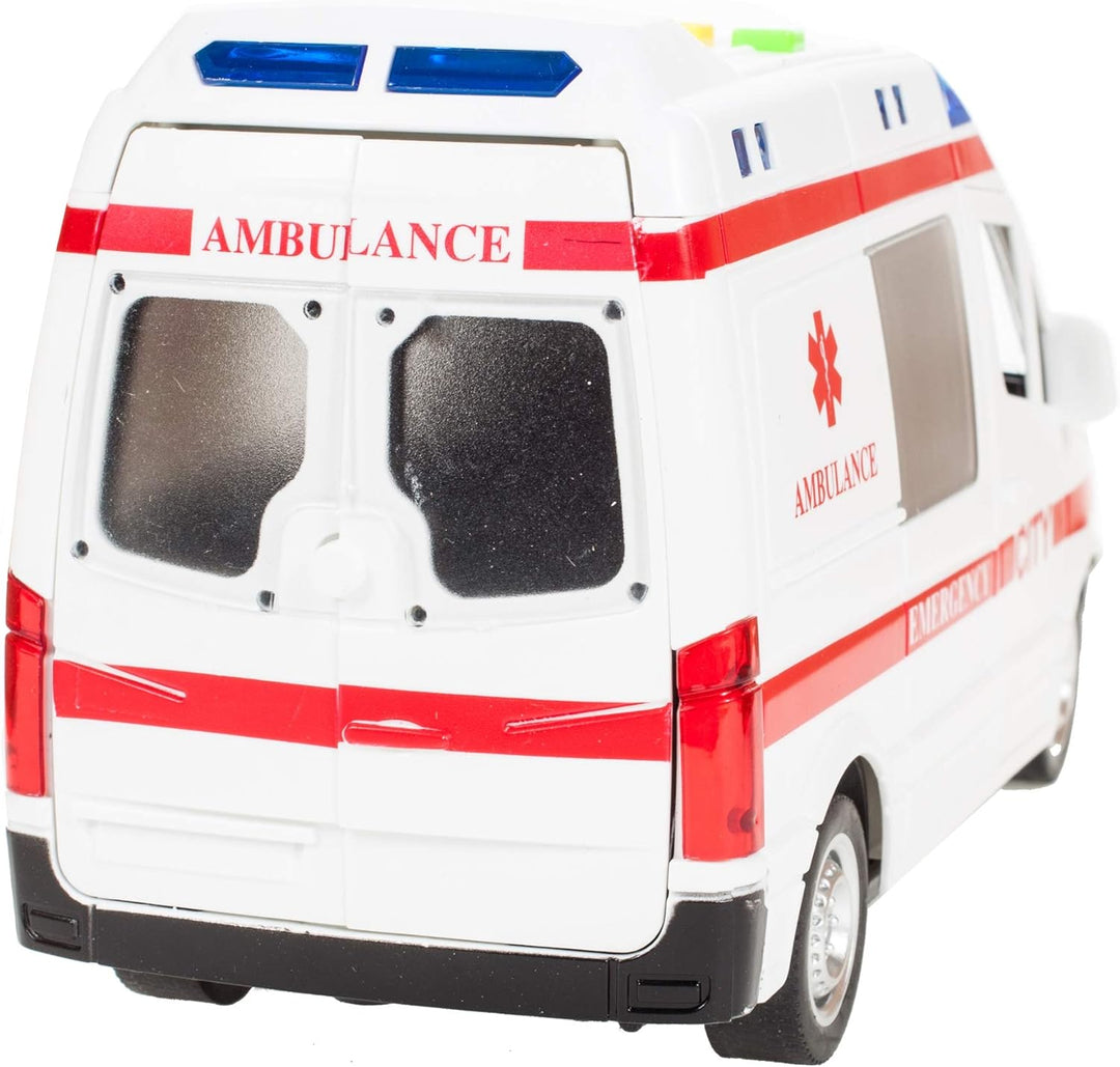 MalPlay Krankenwagen Spielzeug | 1:16 Mini Simulation | Krankenhaus Rettungswagen Notfallfahrzeug |
