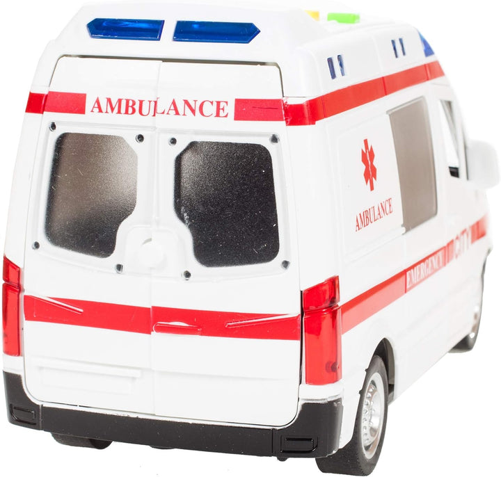 MalPlay Krankenwagen Spielzeug | 1:16 Mini Simulation | Krankenhaus Rettungswagen Notfallfahrzeug |