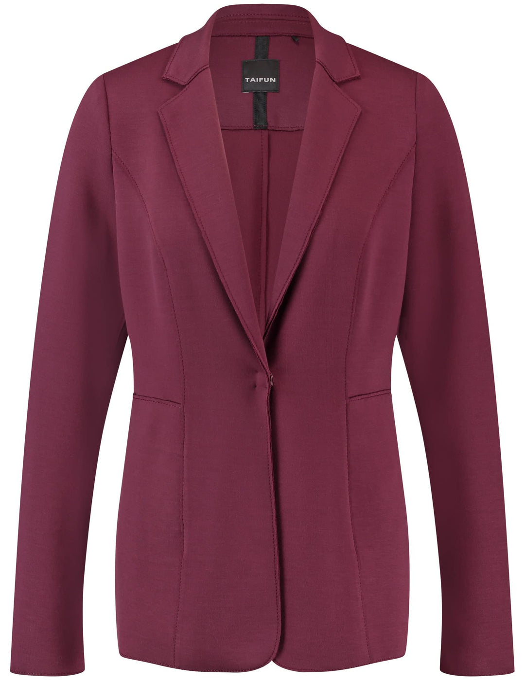Taifun Damen Blazer Langarm 36 Black Cherry, 36 Black Cherry