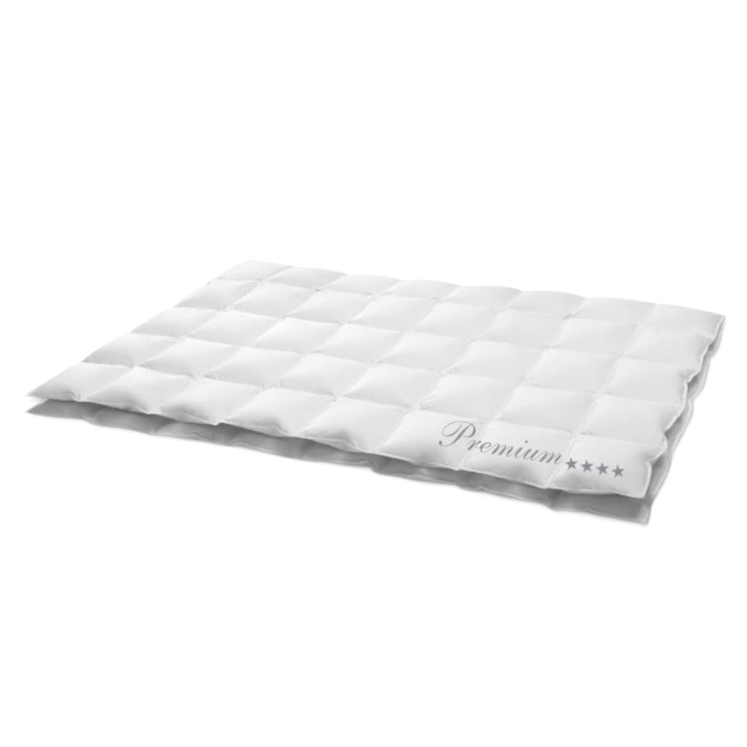 Hanskruchen® Premium **** Daunendecke 200x220 cm - MEDIUM/Ganzjahres - Made in Germany Kassettendeck