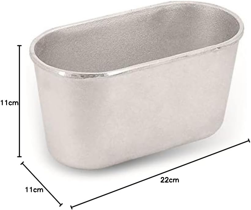 Ovale Brotback-Form L7 aus Aluguss 22 x11x11,5 cm Brotform Kuchenform