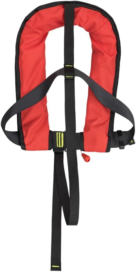12skipper Kinder-Automatik Rettungsweste ISO 150N, Schwimmweste rot, rot