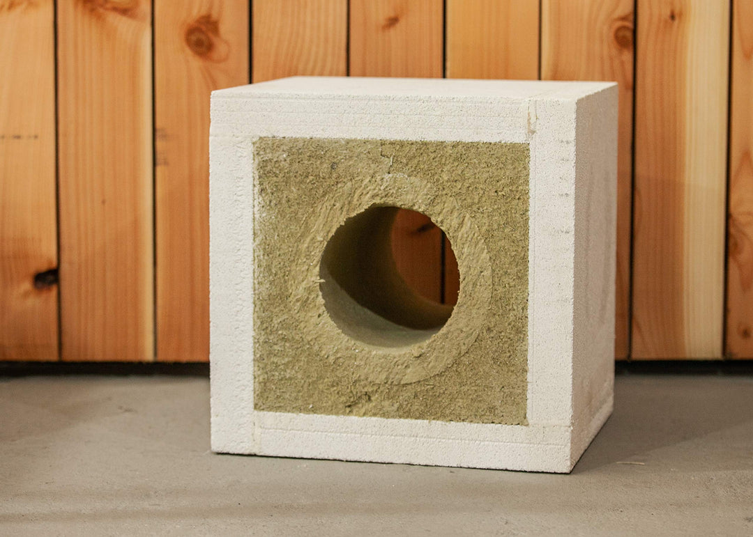 Brandschutz Wanddurchführung für 150 mm Ofenrohr variabel kürzbar bis 12 cm