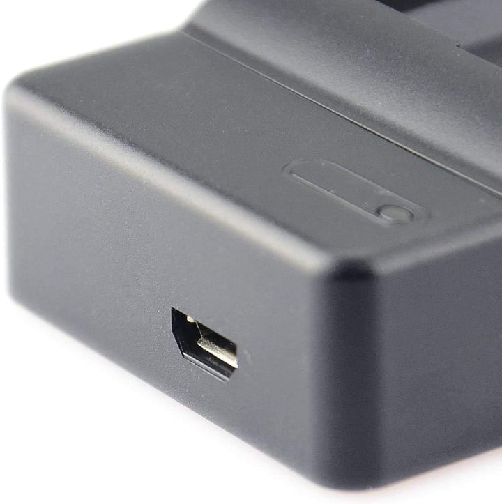 DSTE NP-FZ100 Li-Ionen Batterie (2 Stück) und Micro USB Ladegerät Kompatibel für Sony A6700 A7R3 A7R