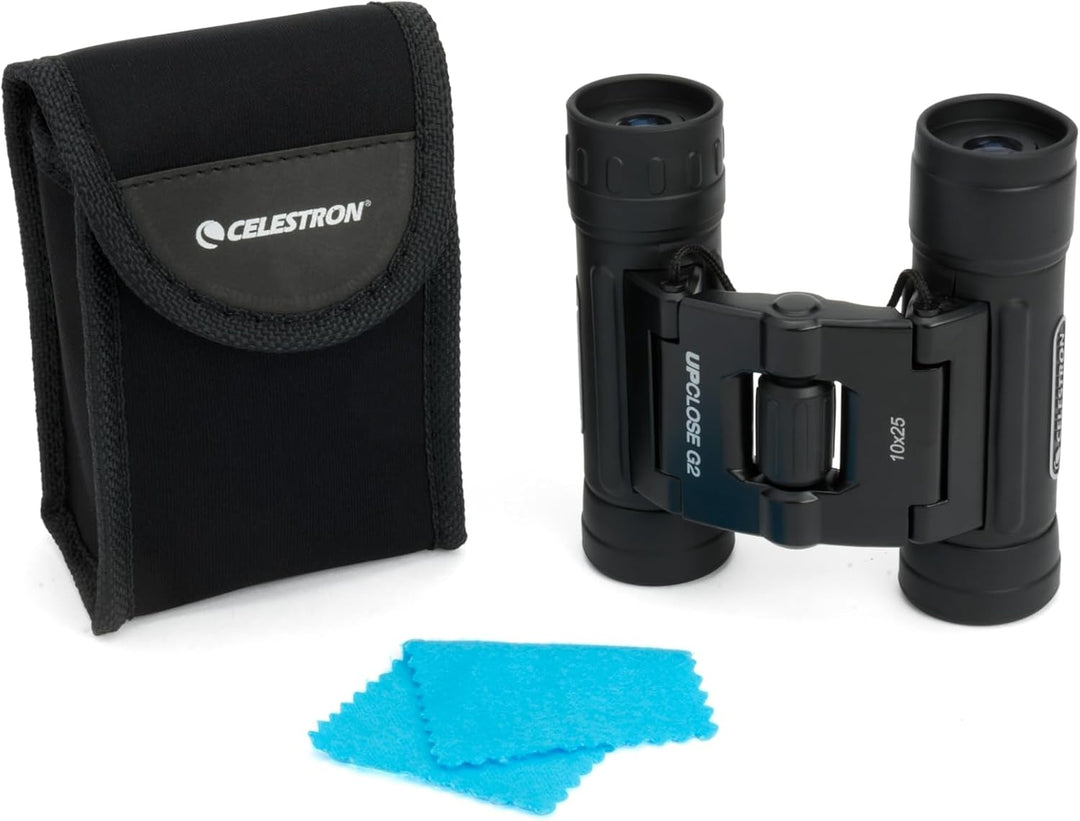 Celestron 71232 UpClose G2 10 x 25 Dachkantprismen-Fernglas, Schwarz UpClose G2 10 x 25 Roof Prism E