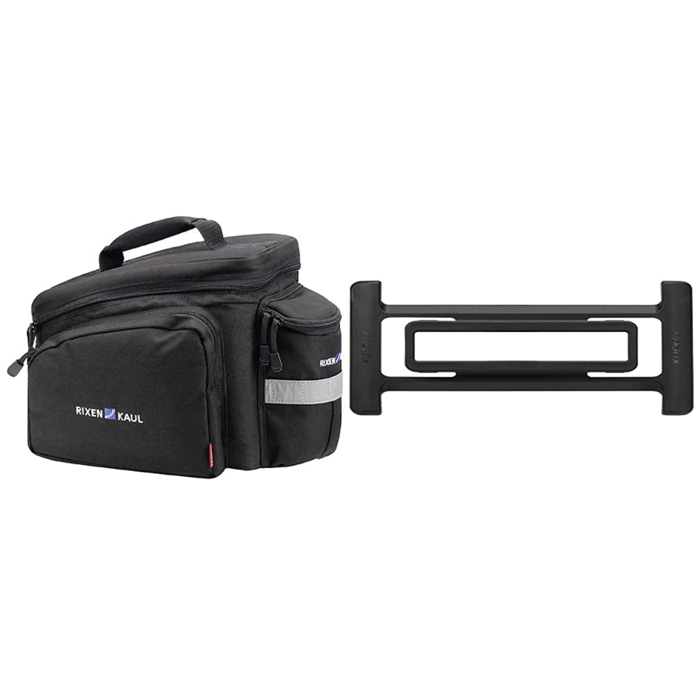 KLICKfix 0267RA Farradtasche Rackpack 2 für Racktime Gepäckträgertasche, Schwarz, 35 x 24 x 23 cm Bu
