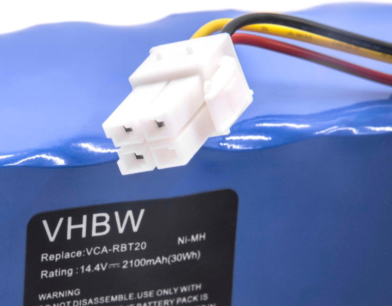 vhbw Akku Ersatzakku NiMH 2100mAh (14.4V) kompatibel mit Samsung Navibot der VR-Series und Samsung N