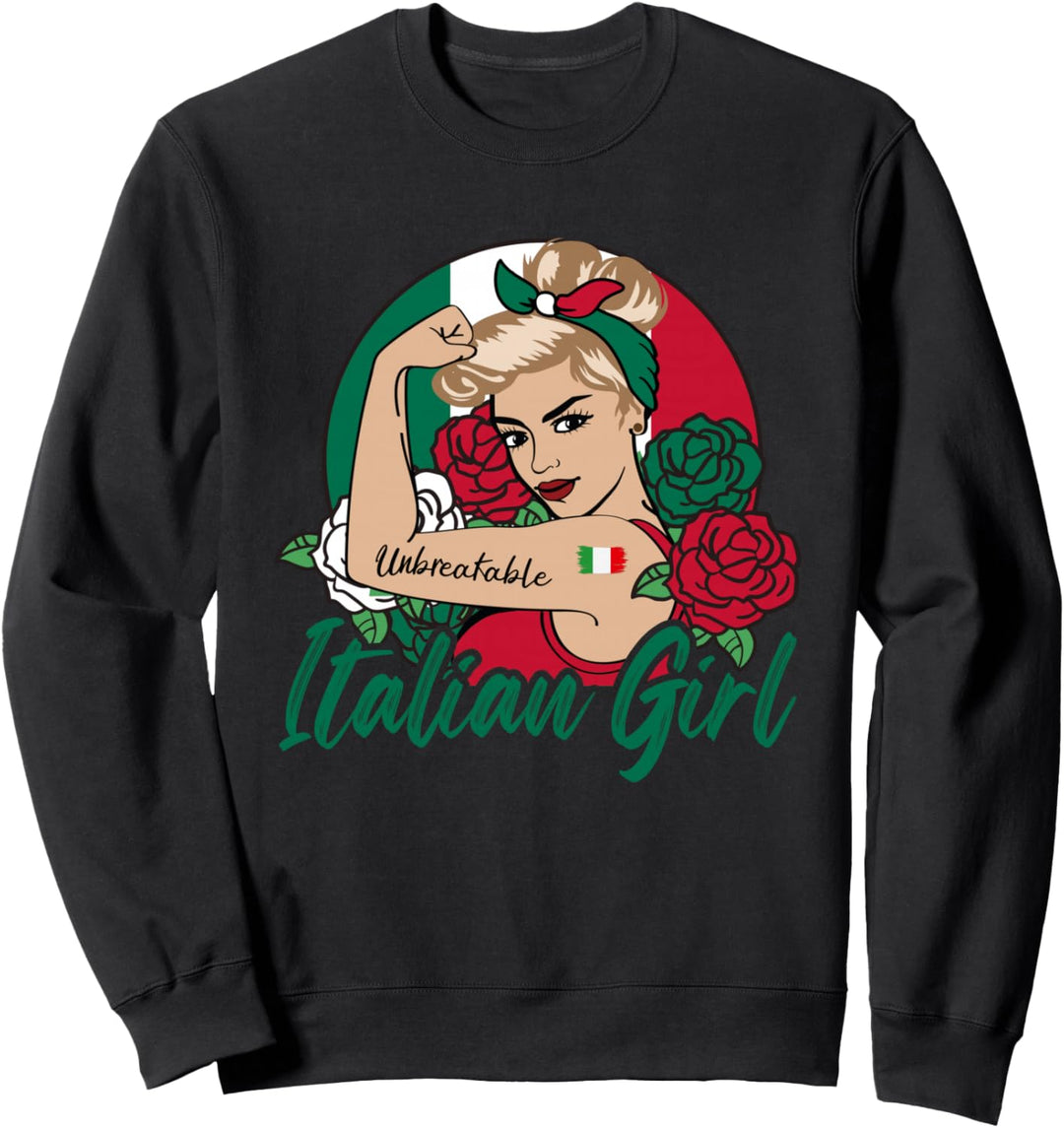 Italienische Italien-Flagge Sweatshirt