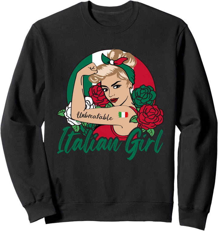 Italienische Italien-Flagge Sweatshirt