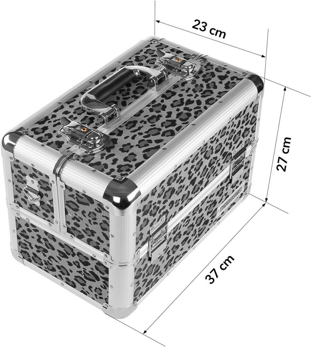 anndora Beauty Case Kosmetikkoffer - Stilvoller Schmuckkoffer, Schminkkoffer mit robustem Aluminiumr