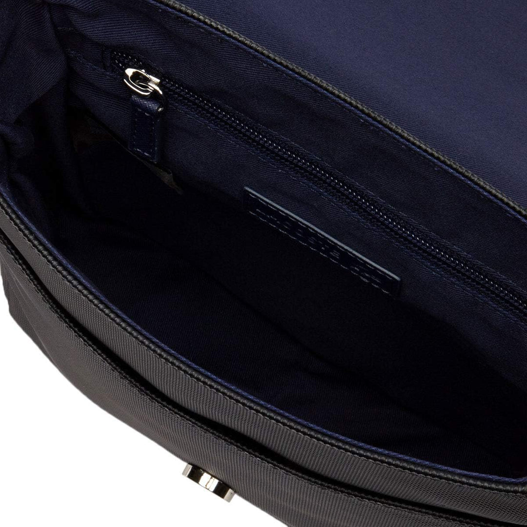 Lacoste Herren Nh2341 Umhängetasche Schwarz, Schwarz