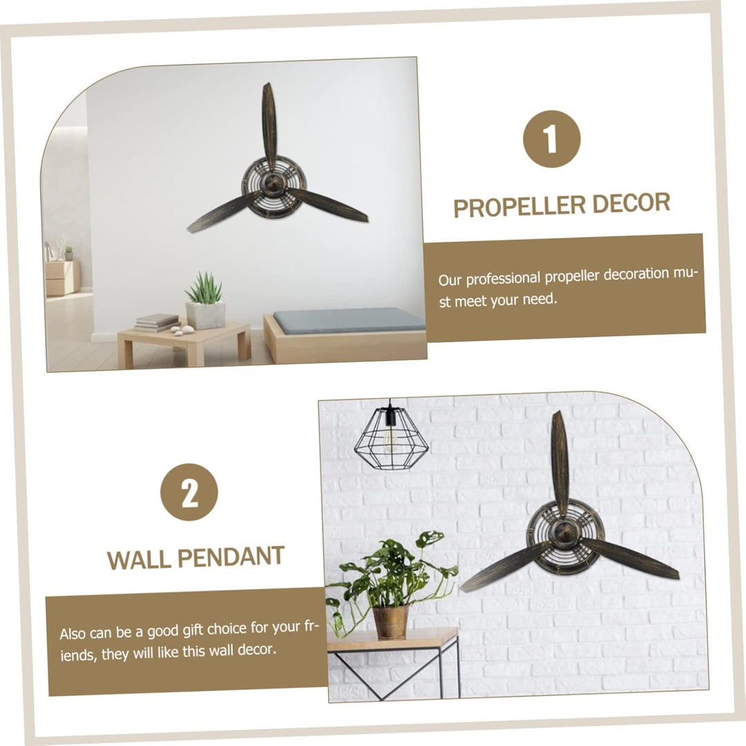 Propeller Wandmontiert Propellerwand H? Vintage Kreativer Wandbehang Industrielle Propeller-wandverz