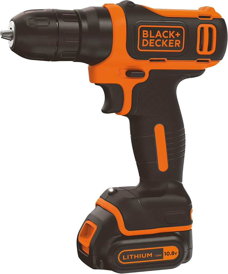 Black + Decker bdcd12-qw Bohrmaschine Compact 10,8 V Bohrmaschine 10,8 V ohne Drehmomentregelung, Bo