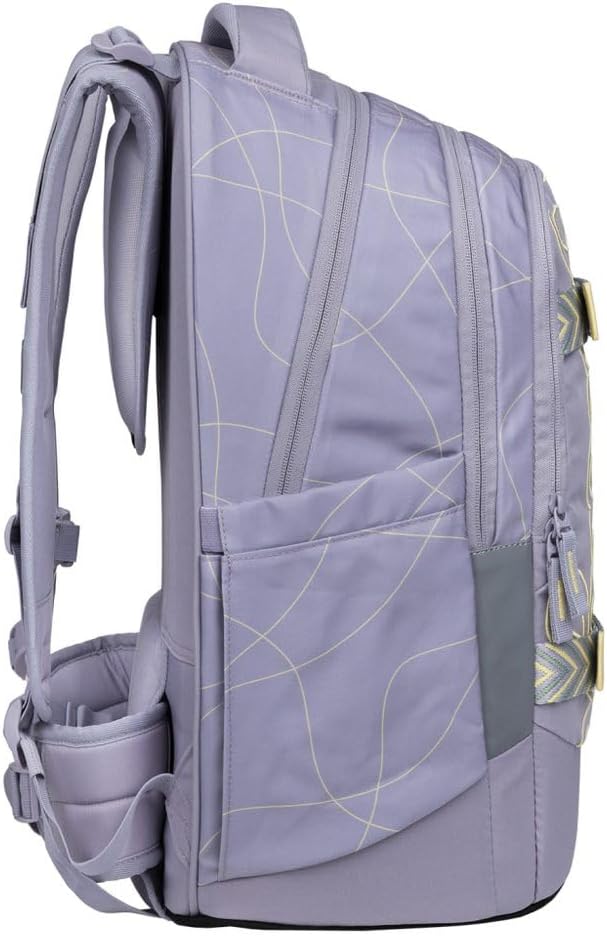 Baagl Schulrucksack Set Mädchen Teenager 3 Teilig Skate MAX 30l - Mishmash | Der ergonomische Schulr