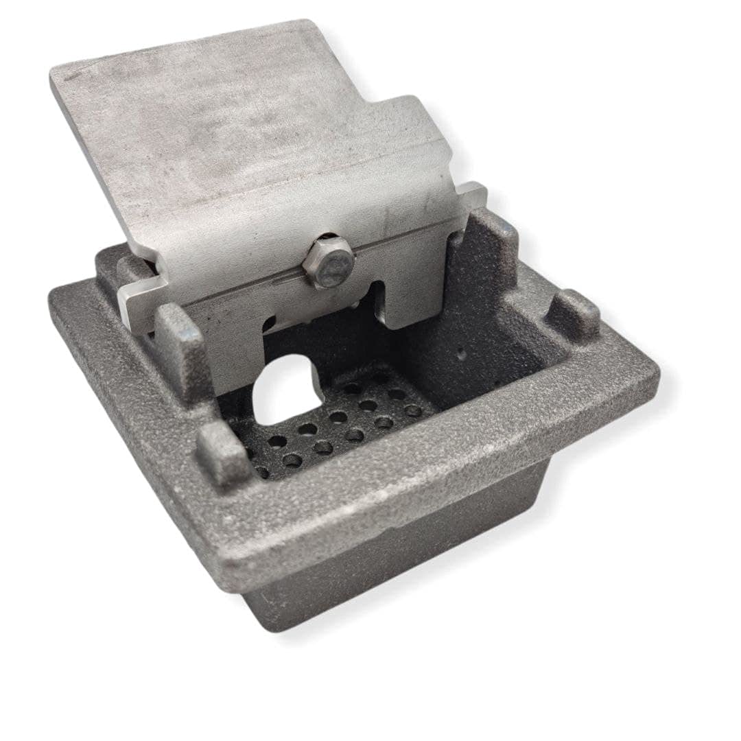 Nordica Extraflame 003278231 Schmelztiegel für Pelletkamin, rund, legierter Stahl, für Pellets geeig