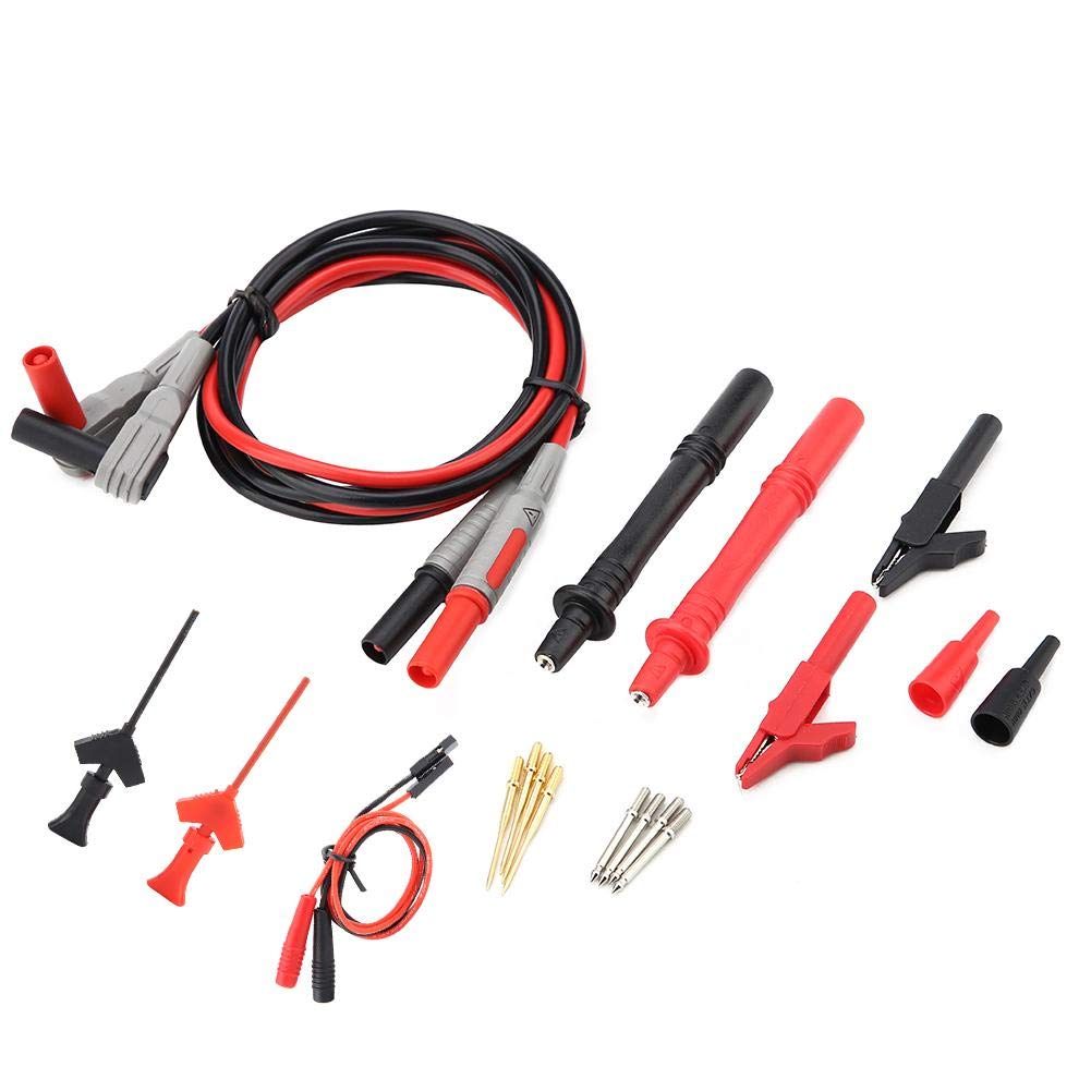 Messleitungen Multimeter Kabel Prüfkabel Set Elektronisches digitales Messleitungs-Kit für 1M mit Kr