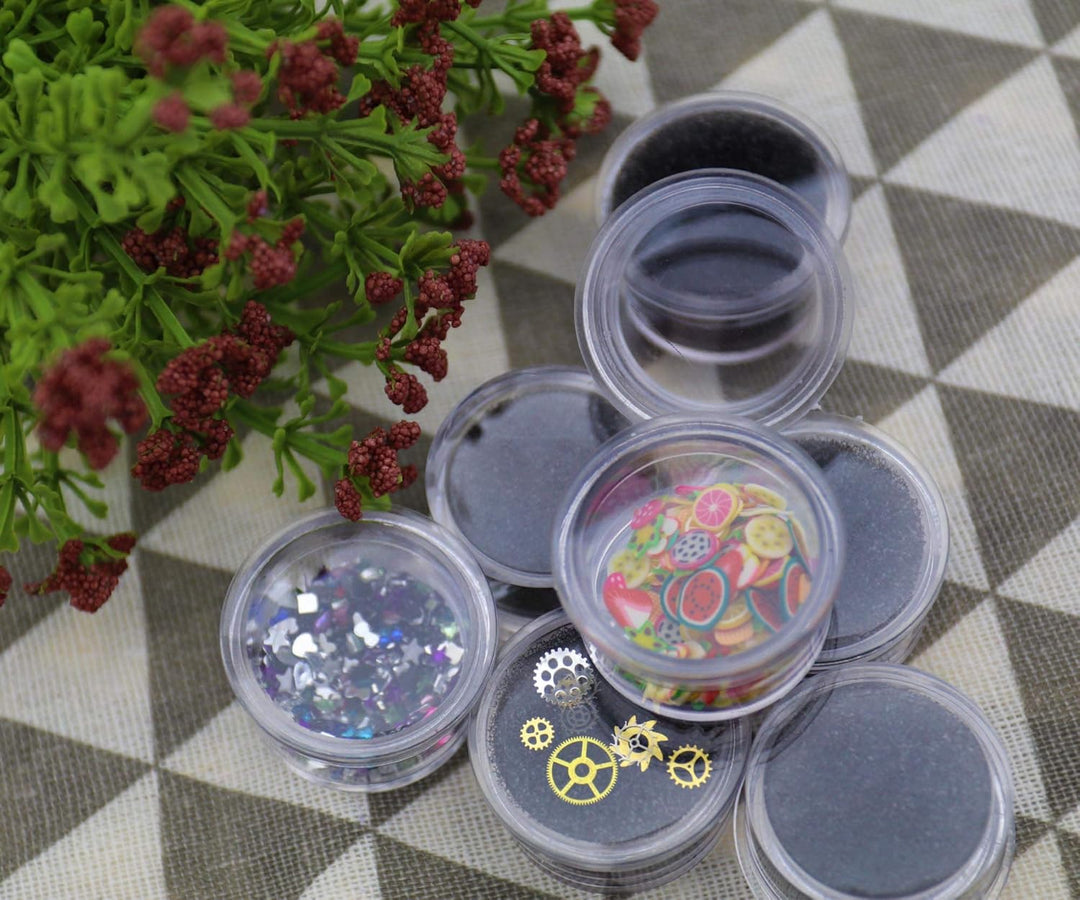 Create idea 50 Grids Nail Art Display Box Aufbewahrungsbox Dekoration Präsentation mit 50 Döschen Na