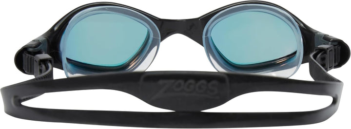 Zoggs Unisex Tiger Lsr+ Spiegel Schwimmbrille für Erwachsene Einheitsgrösse Schwarz/Grau/Spiegelrot,
