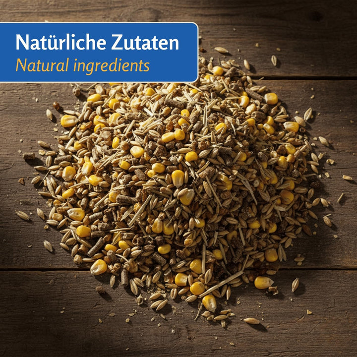 Leimüller Wildfutter 10 Fiber 20 kg - Gentechnikfreies Rehfutter 20KG - Haferfrei für REH, Rotwild &