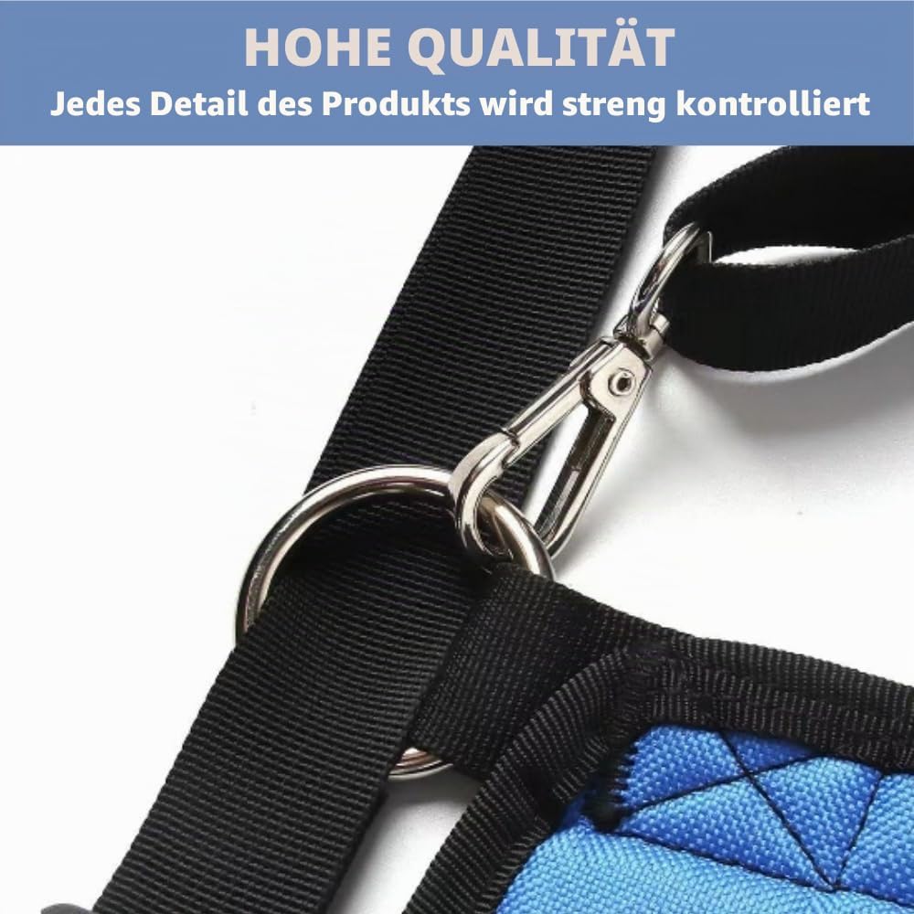 Hundetragegurt,Blau Notfallrucksack Unterstützung für Rehabilitation Hundelift Geschirr, Hundeträger