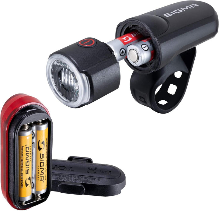SIGMA SPORT Unisex – Erwachsene Aura 30 / Curve, Schwarz, Uni Bundle mit Fahrradcomputer, Bundle mit