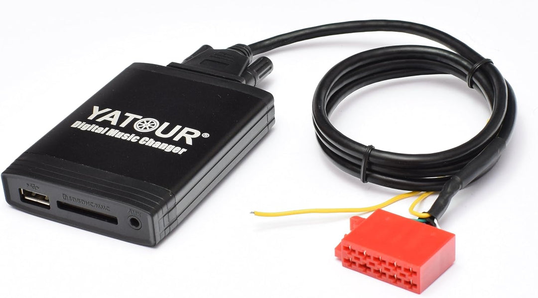 Yatour YT-M06-VW10 digitaler Musikadapter USB, SD, AUX, kompatibel mit VW Radio Gamma 4, CD-Wechsler
