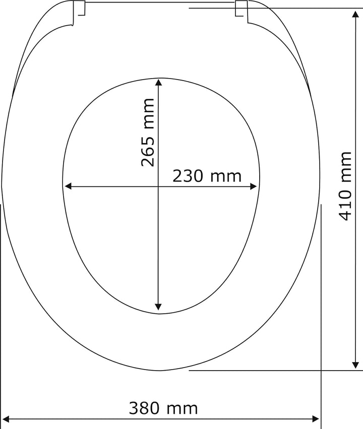 WENKO WC-Sitz Tropical - Toiletten-Sitz, MDF, 37 x 41 cm, Mehrfarbig