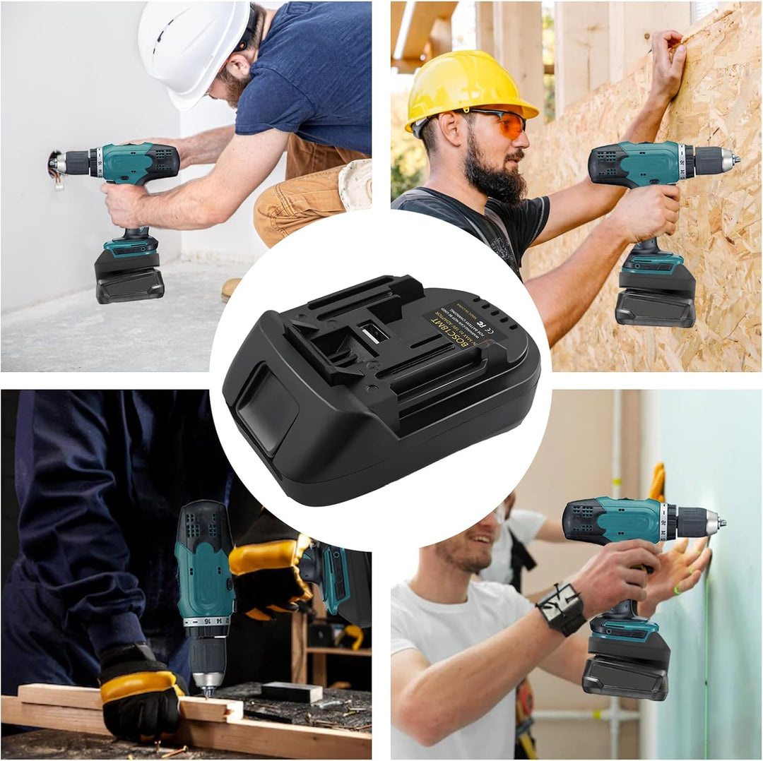 Adapter Konverter für Bosch PBA 18V Akku auf für Makita Elektrowerkzeug,BOSC18MT Batterieadapter für