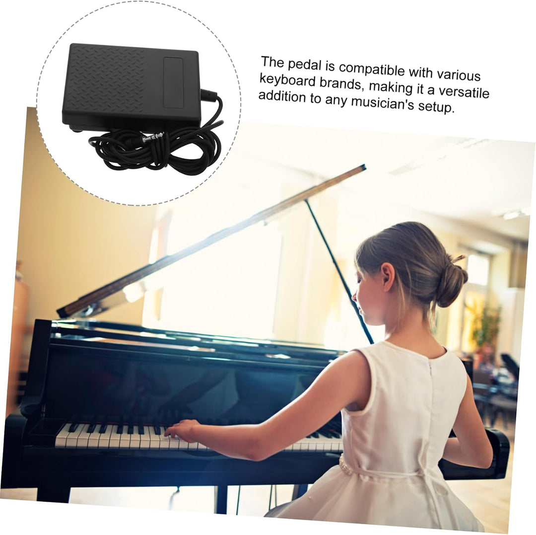 TOYANDONA Sustain-pedal Für Keyboard Mit Polaritätsschalter Midi-fussregler Für Digitalpianos Synthe